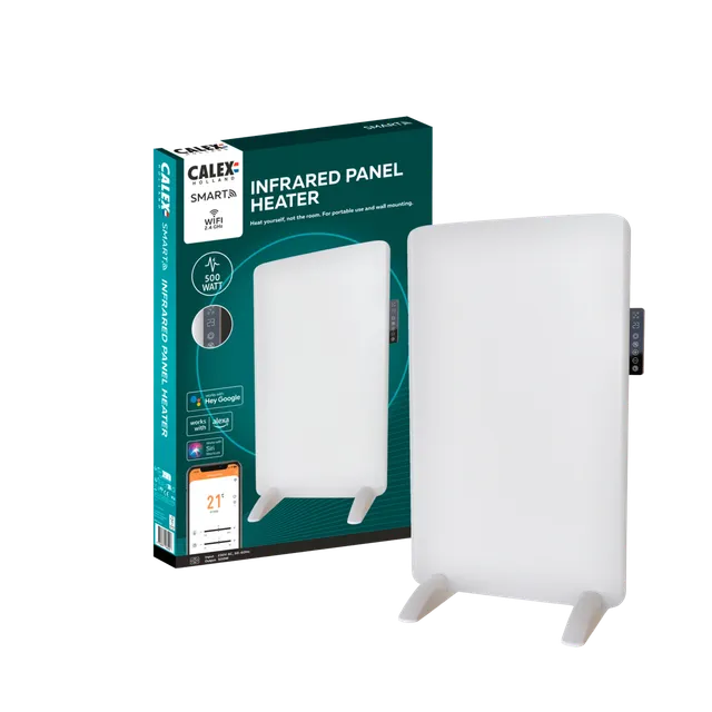 calex-smart-panneau-chauffant-infrarouge-800-mm-blanc image 1