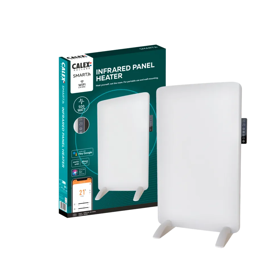 calex-smart-panneau-chauffant-infrarouge-800-mm-blanc image 1