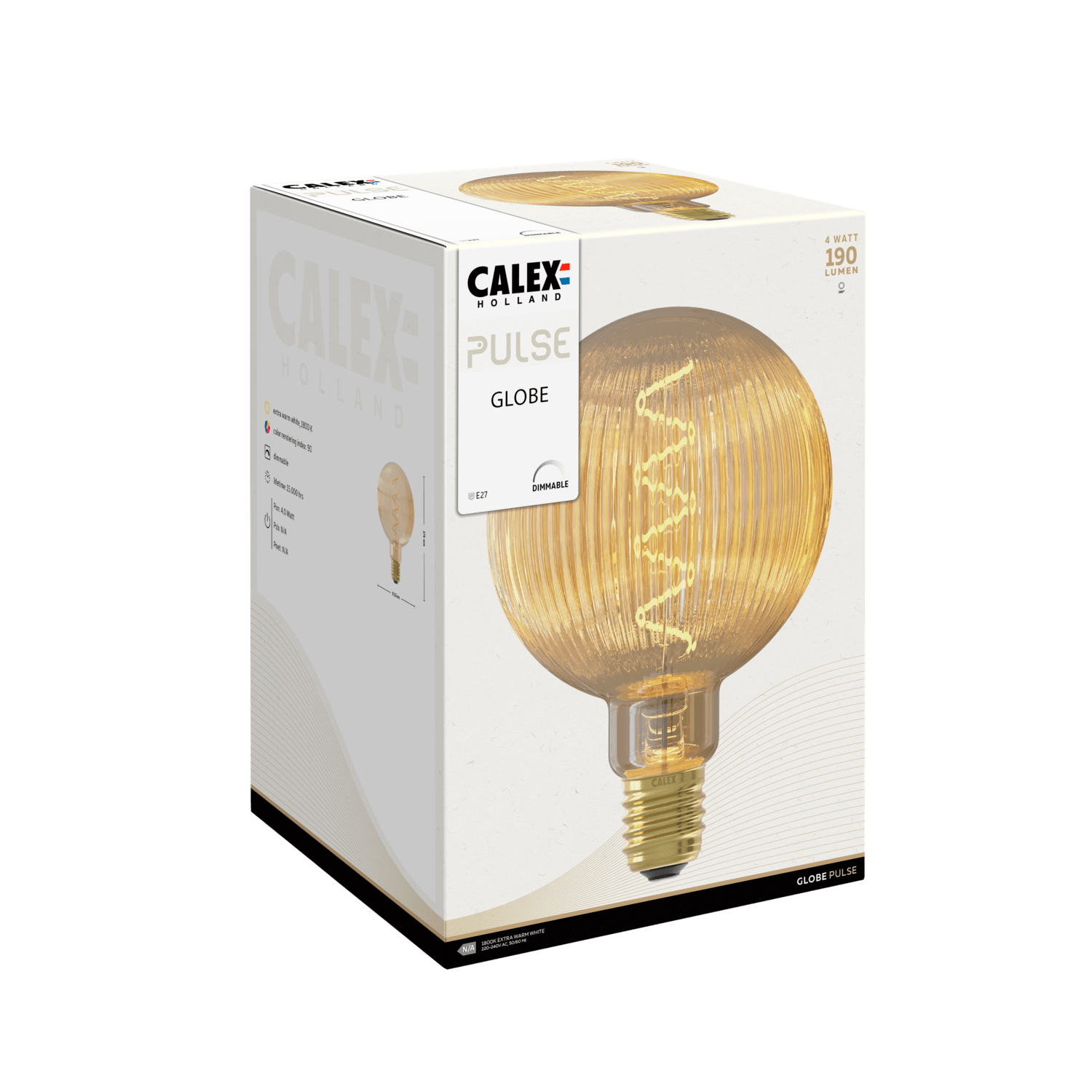 calex-nantes-ampoule-globe-g125-e27-filament-ambre-1800k image 2