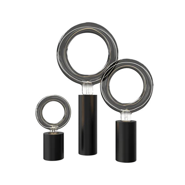 calex-rada-combi-set-titanium-e27-3-lampes-led-dimmables-4-5-6w-douilles image 1