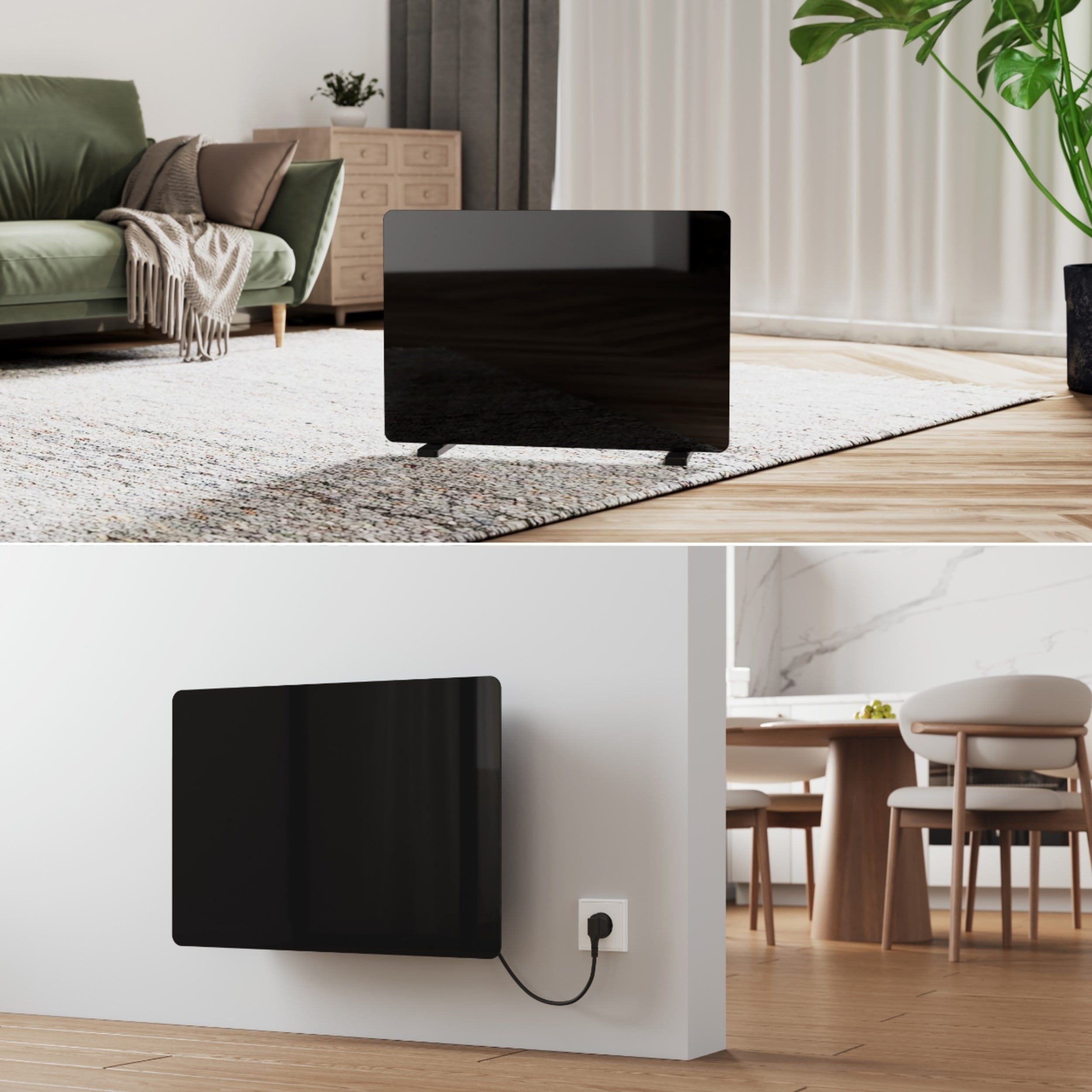 calex-smart-panneau-chauffant-1400w-noir-connect image 2