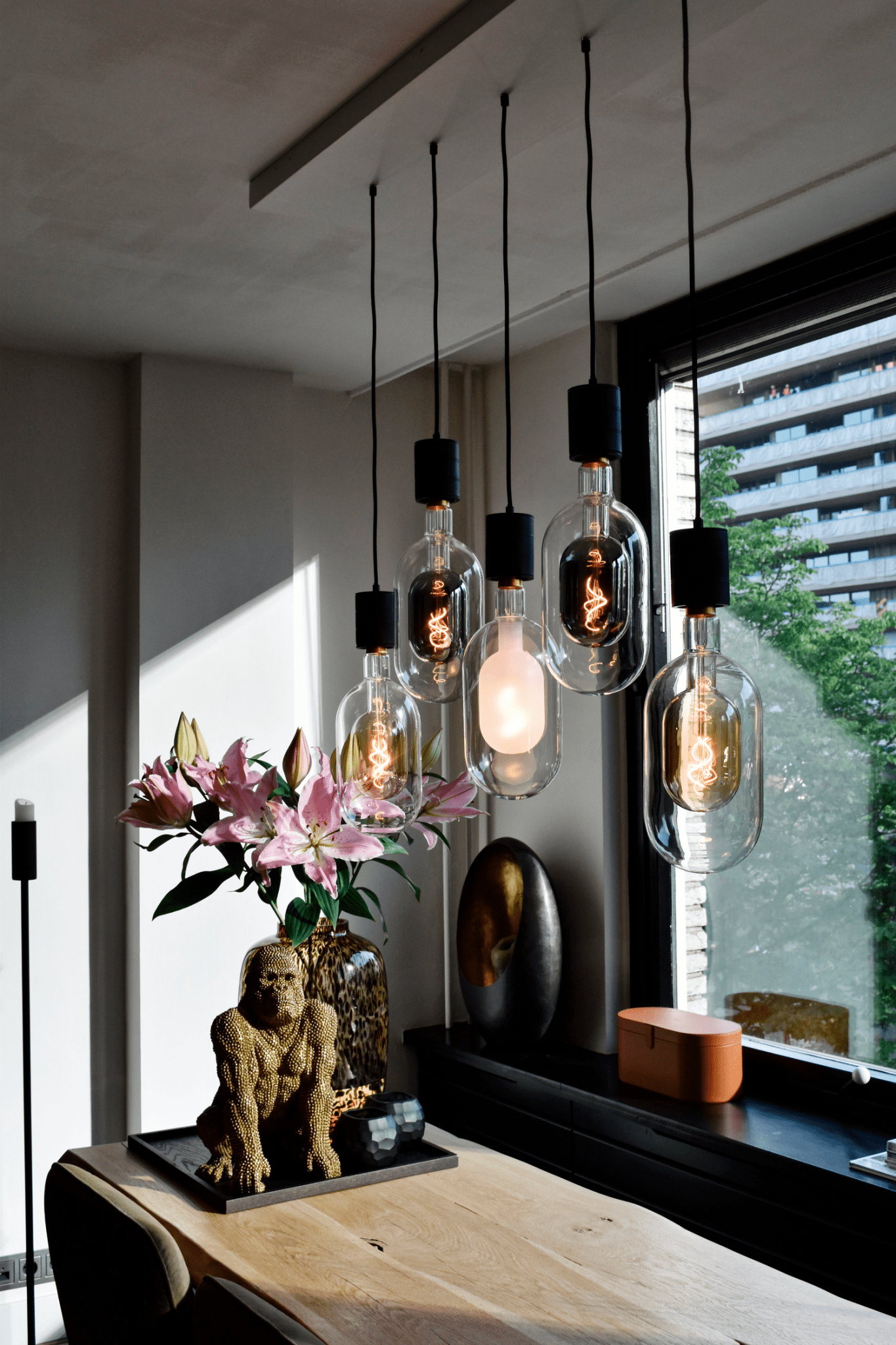 calex-sundsvall-lampe-filament-e27-titane-blanc-chaud-3w-dimmable image 3