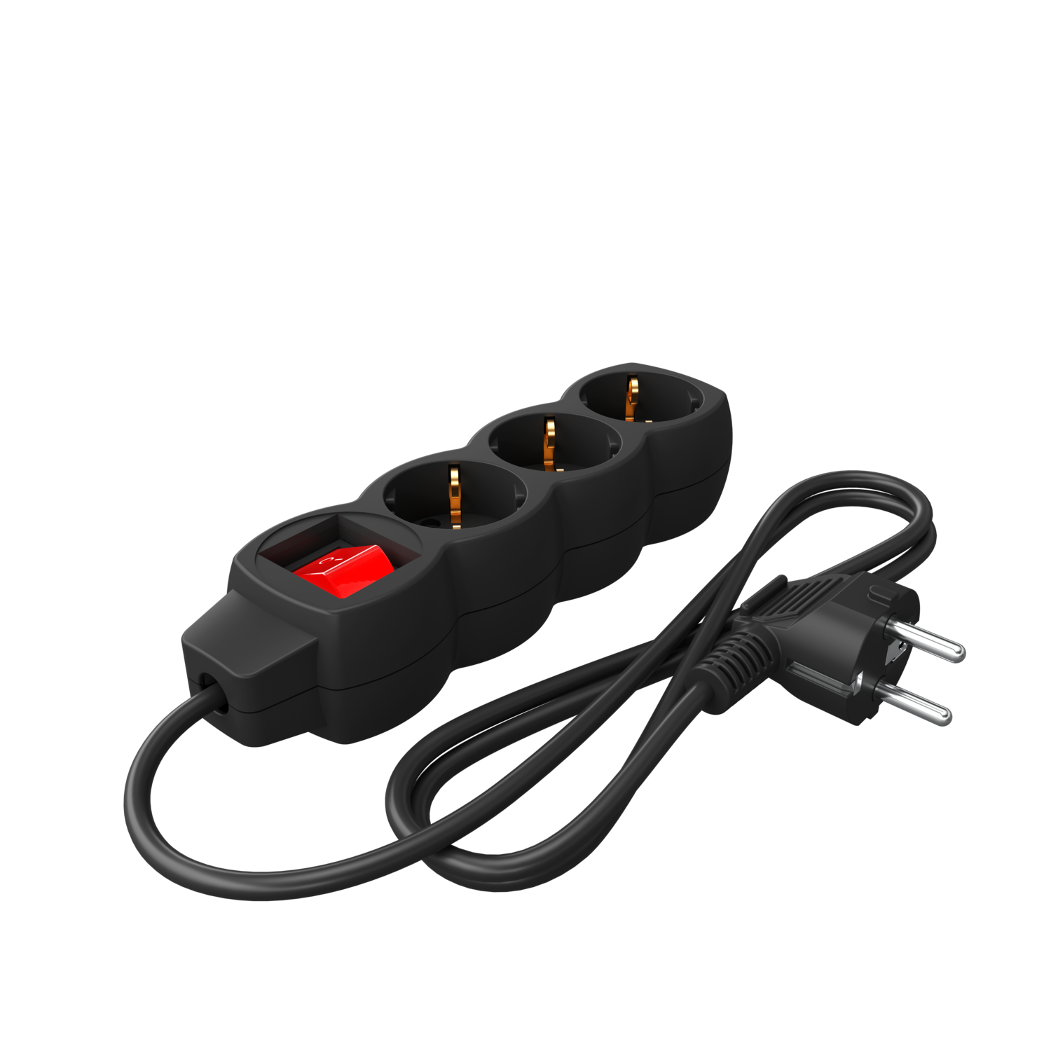 calex-multiprise-egg-3x16a-avec-interrupteur-dots-noir image 1