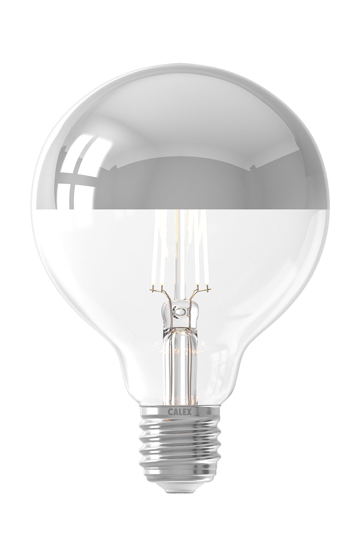 calex-ampoule-filament-top-mirror-g95-e27-chrome-3-5w-dimmable image 1
