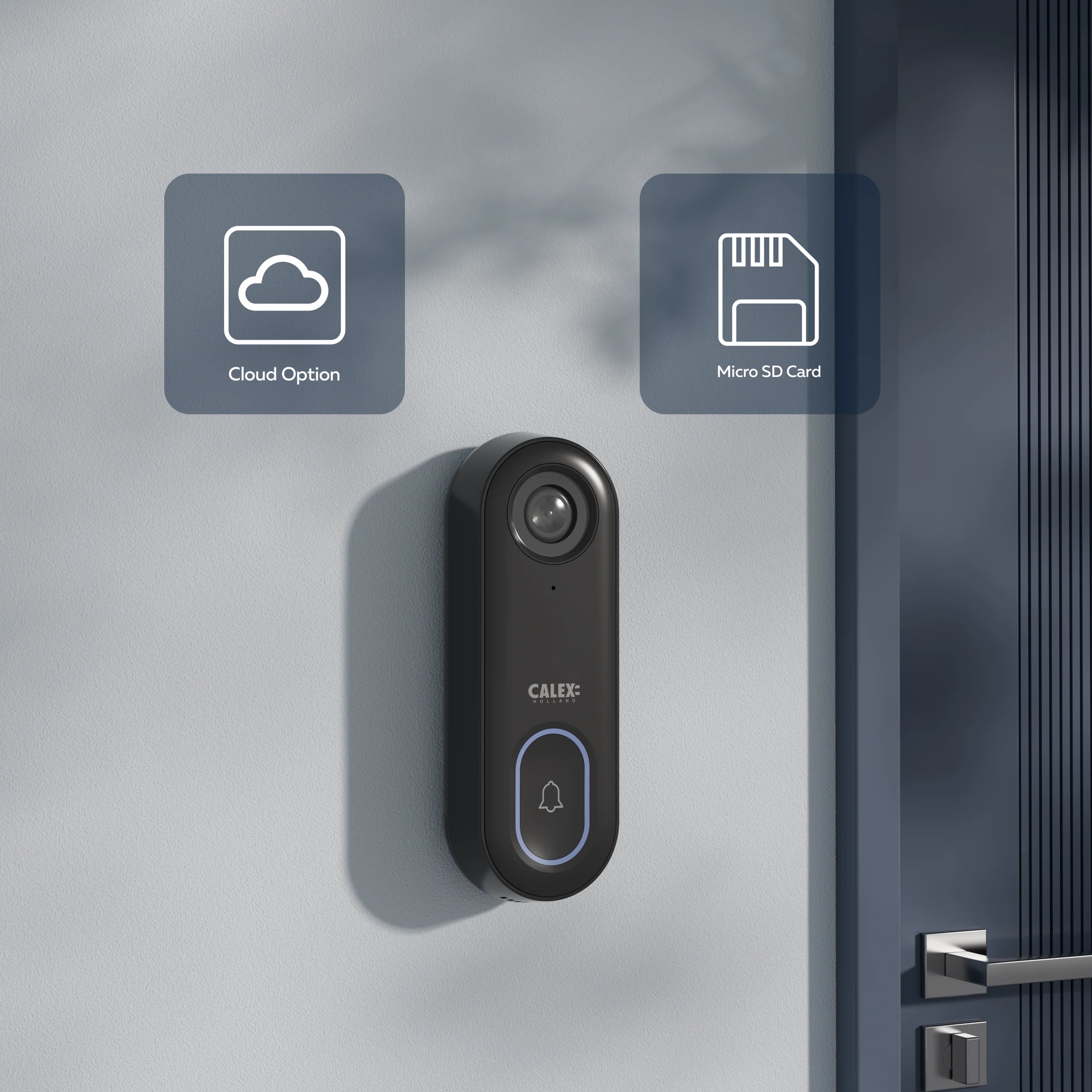 calex-smart-sonnette-vid-o-1080p-noire-wifi image 5