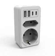 calex-adaptateur-16a-recycl-2x-usb-a-2x-usb-c image 1