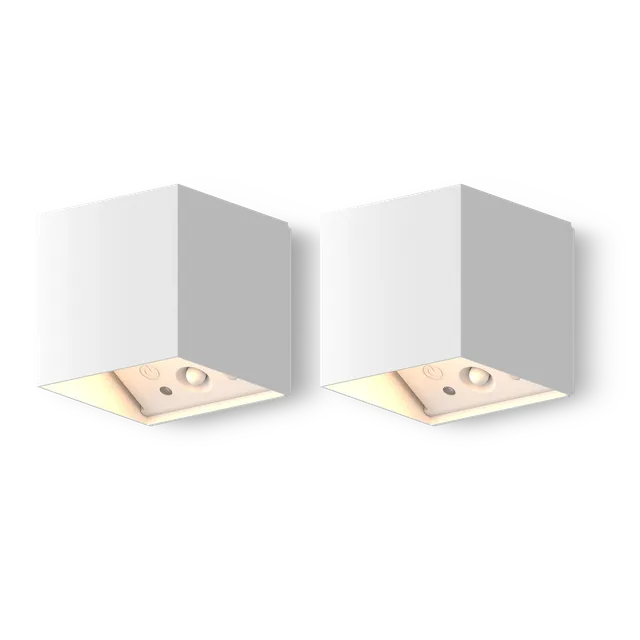 calex-falerna-applique-murale-rechargeable-lot-de-2-blanc-up-down-2700k image 1