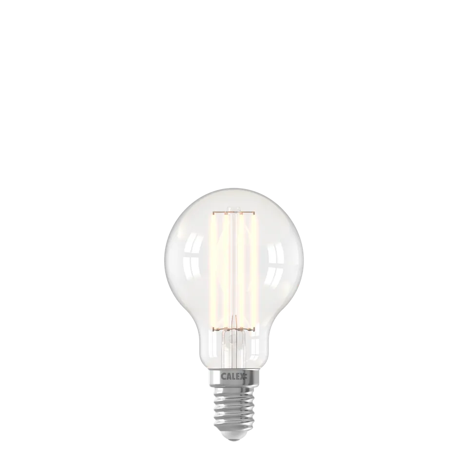 calex-smart-led-filament-e14-p45-transparente-4-9w-dimmable image 1