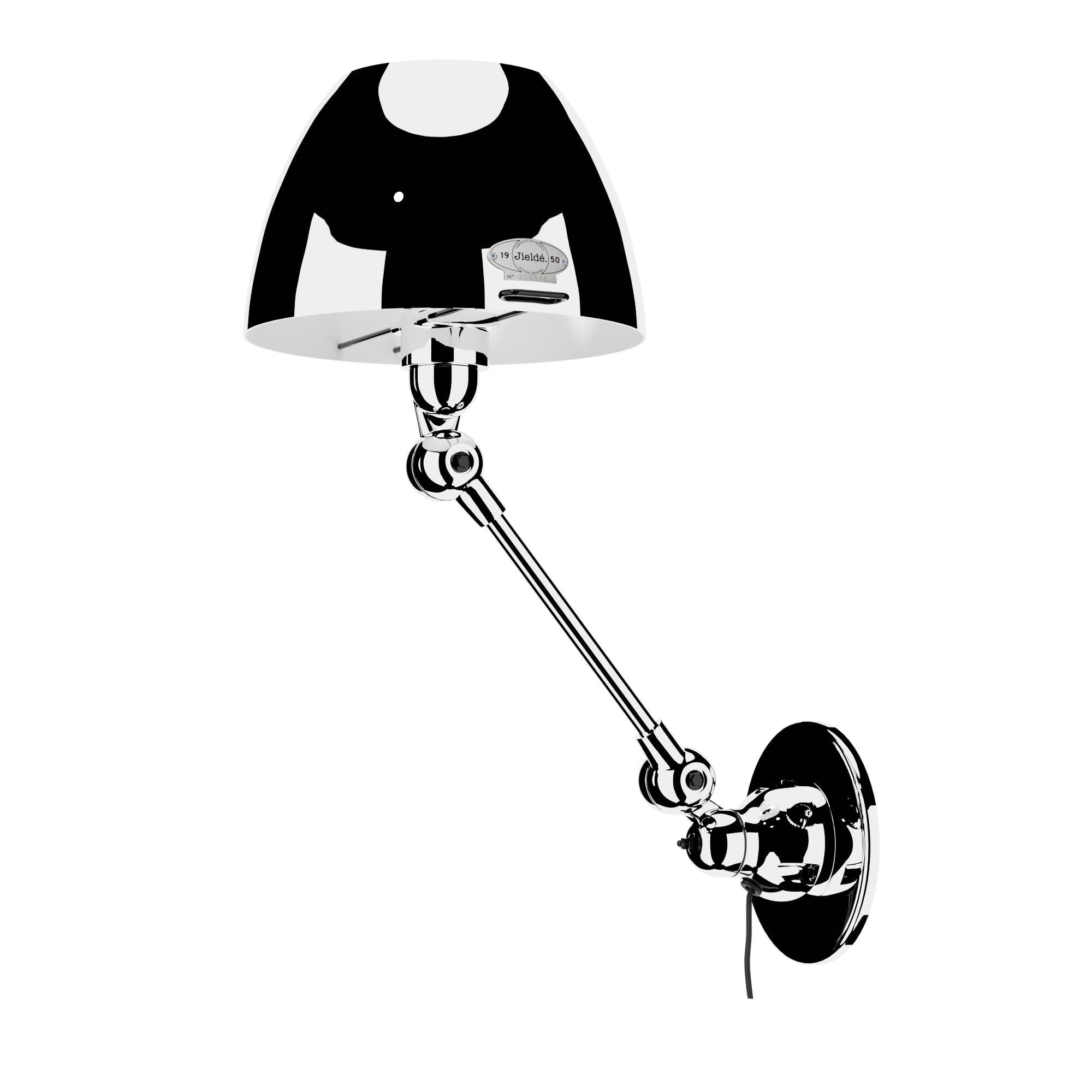 jield-aicler-aic701-applique-murale-chrome-bras-articul image 2