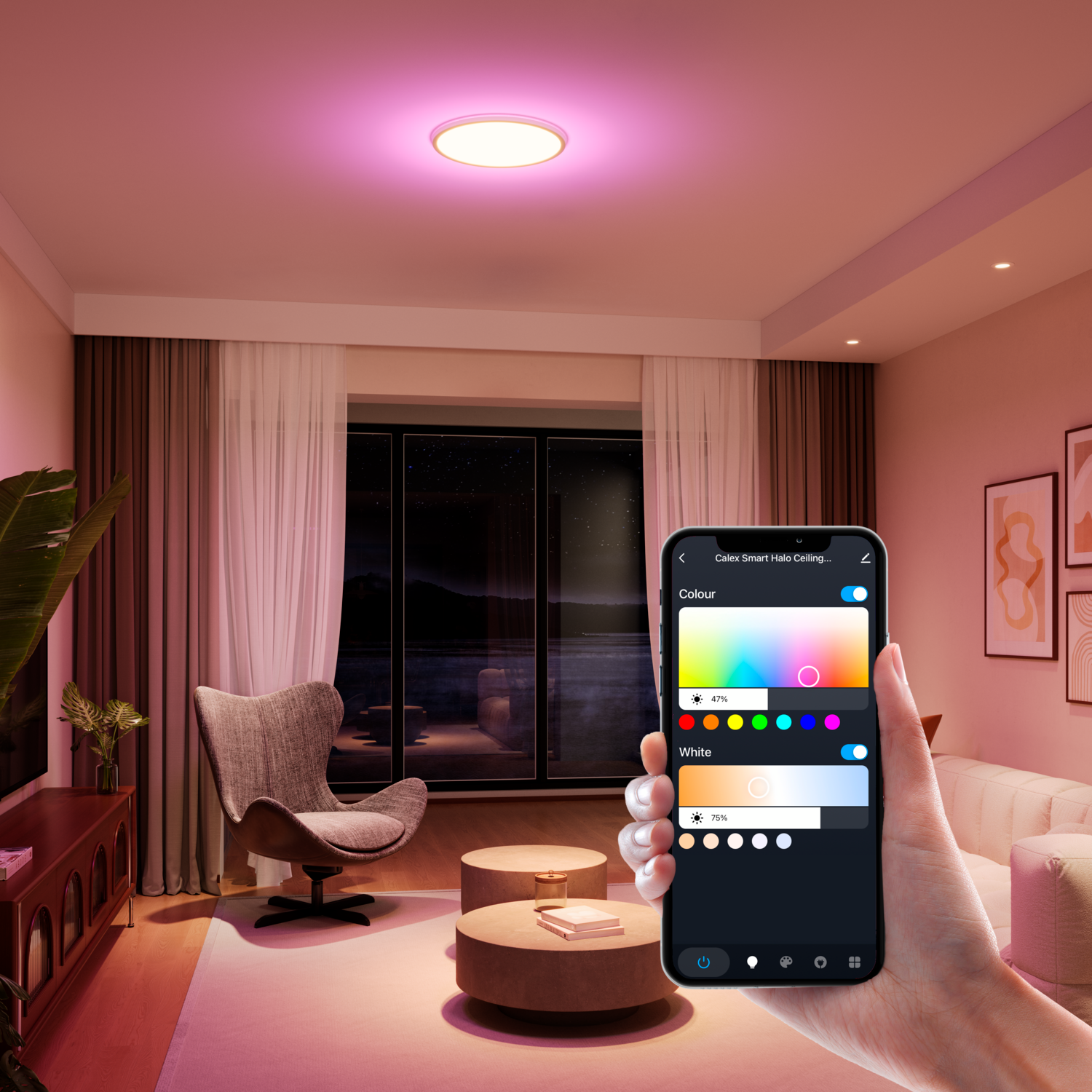 calex-smart-halo-plafonnier-led-295mm-22w-ip54 image 4