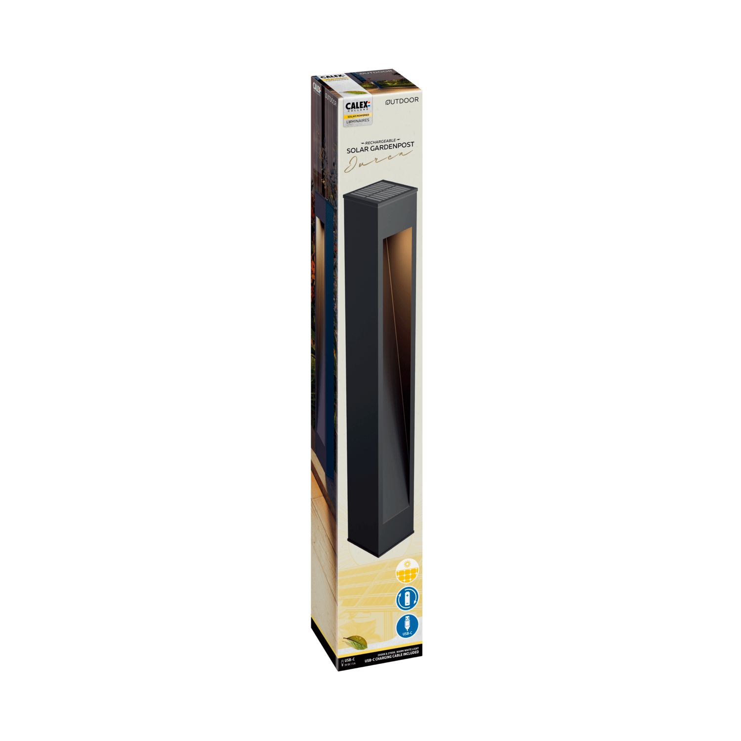 calex-borne-solaire-ivrea-noir-56-cm image 2