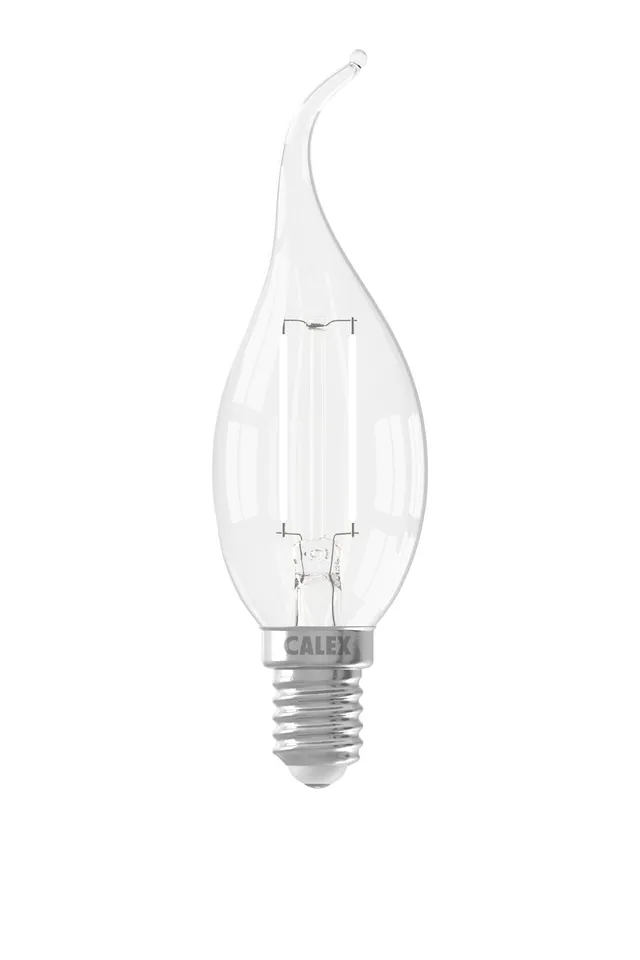 calex-crown-series-ampoule-led-filament-e14-bxs35-transparente-2w image 1