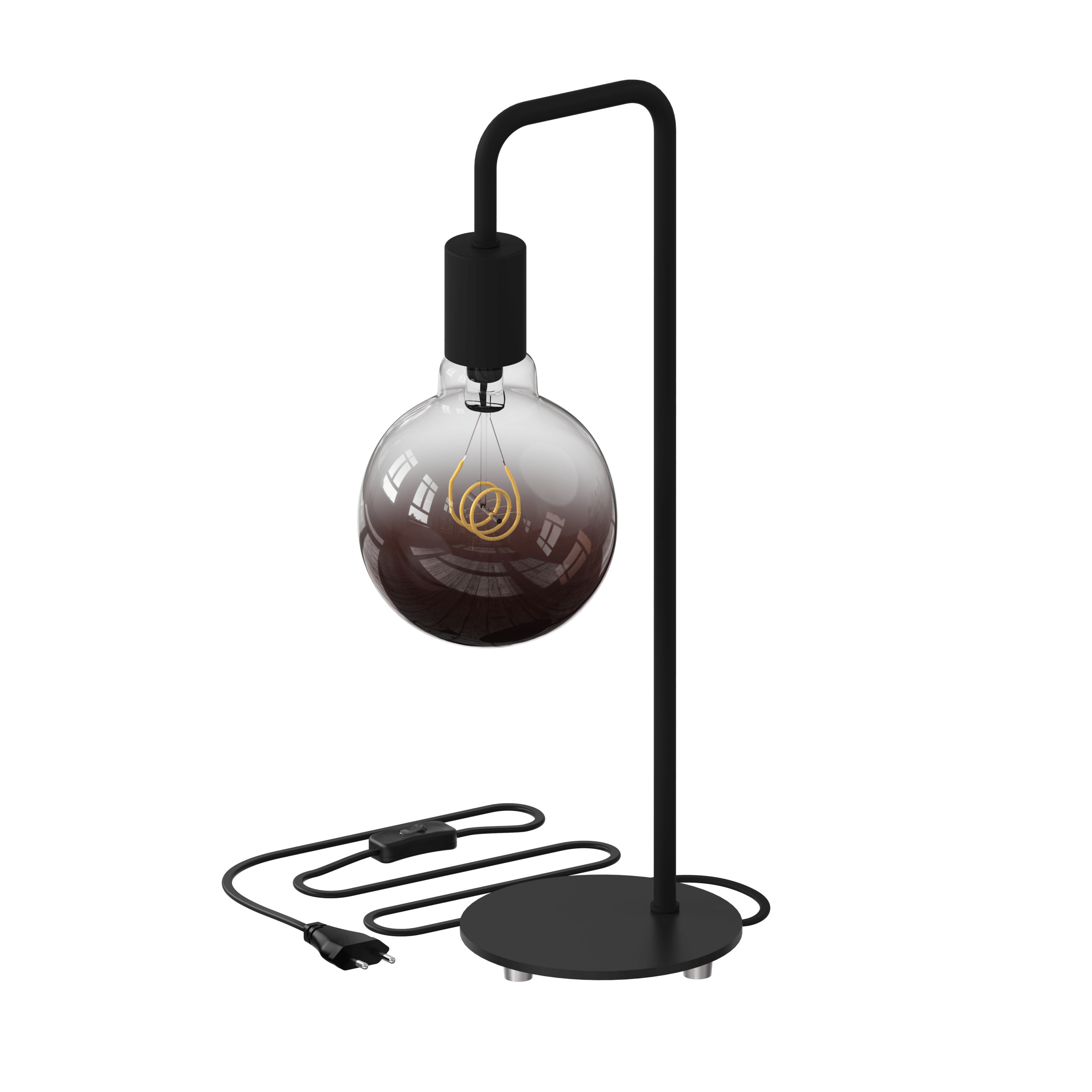 calex-u-line-lampadaire-e27-noir-c-ble-1-8-m image 2