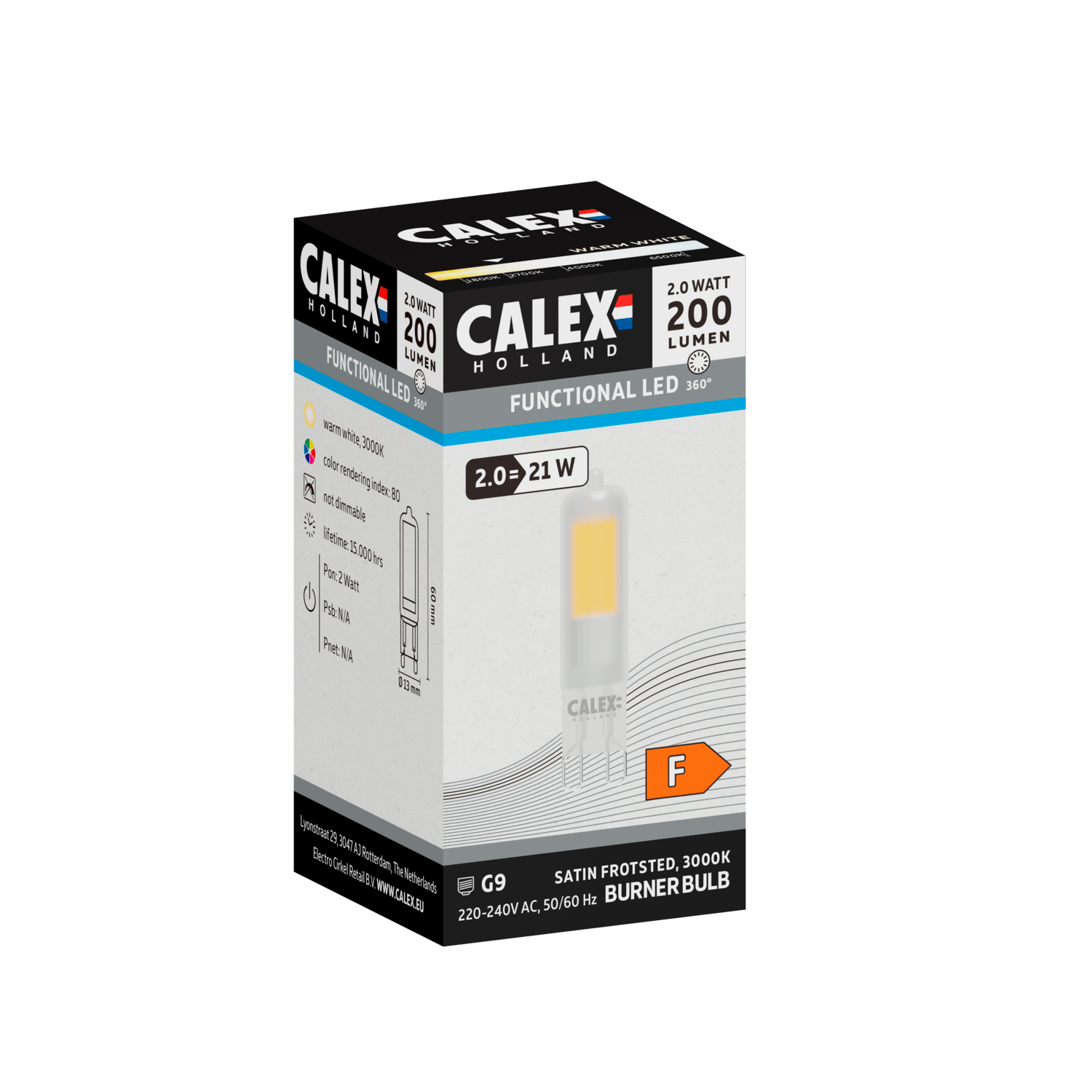 calex-smd-burner-ampoule-led-g9-blanc-2w-2 image 2