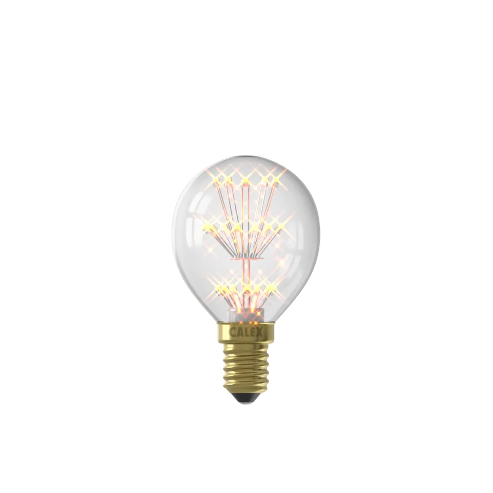 calex-pearl-led-e14-p45-transparente-1w-2100k image 1