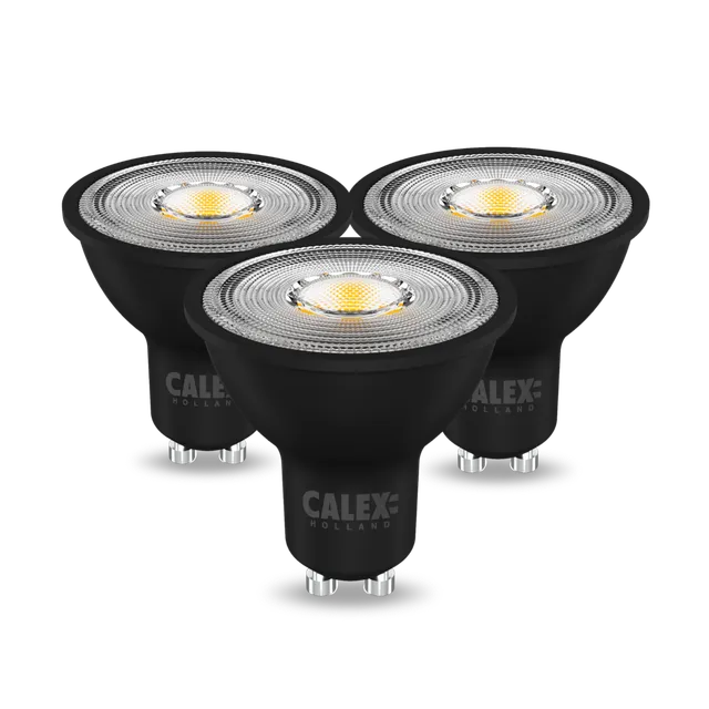 calex-r-flecteur-led-gu10-cct-noir-lot-de-3-dimmable image 1