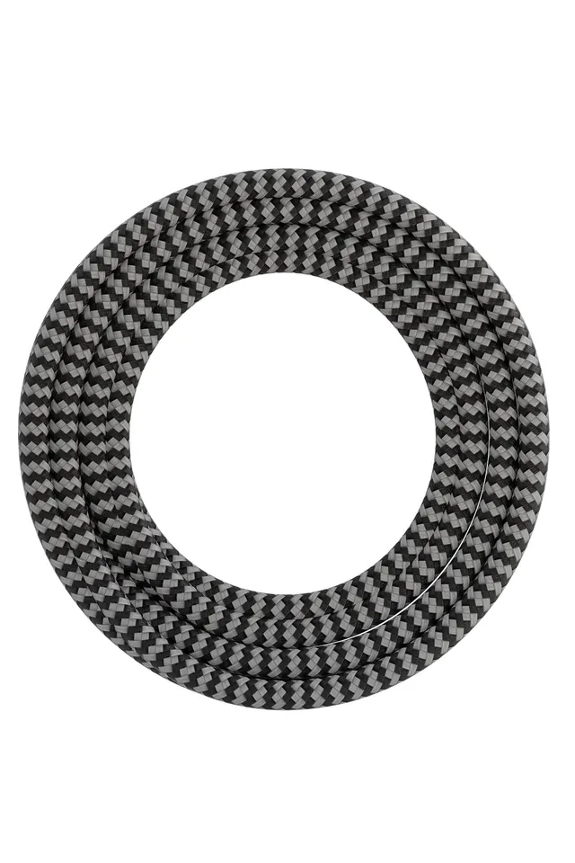 calex-creations-c-ble-tissu-3-m-noir-blanc-pour-suspension image 1