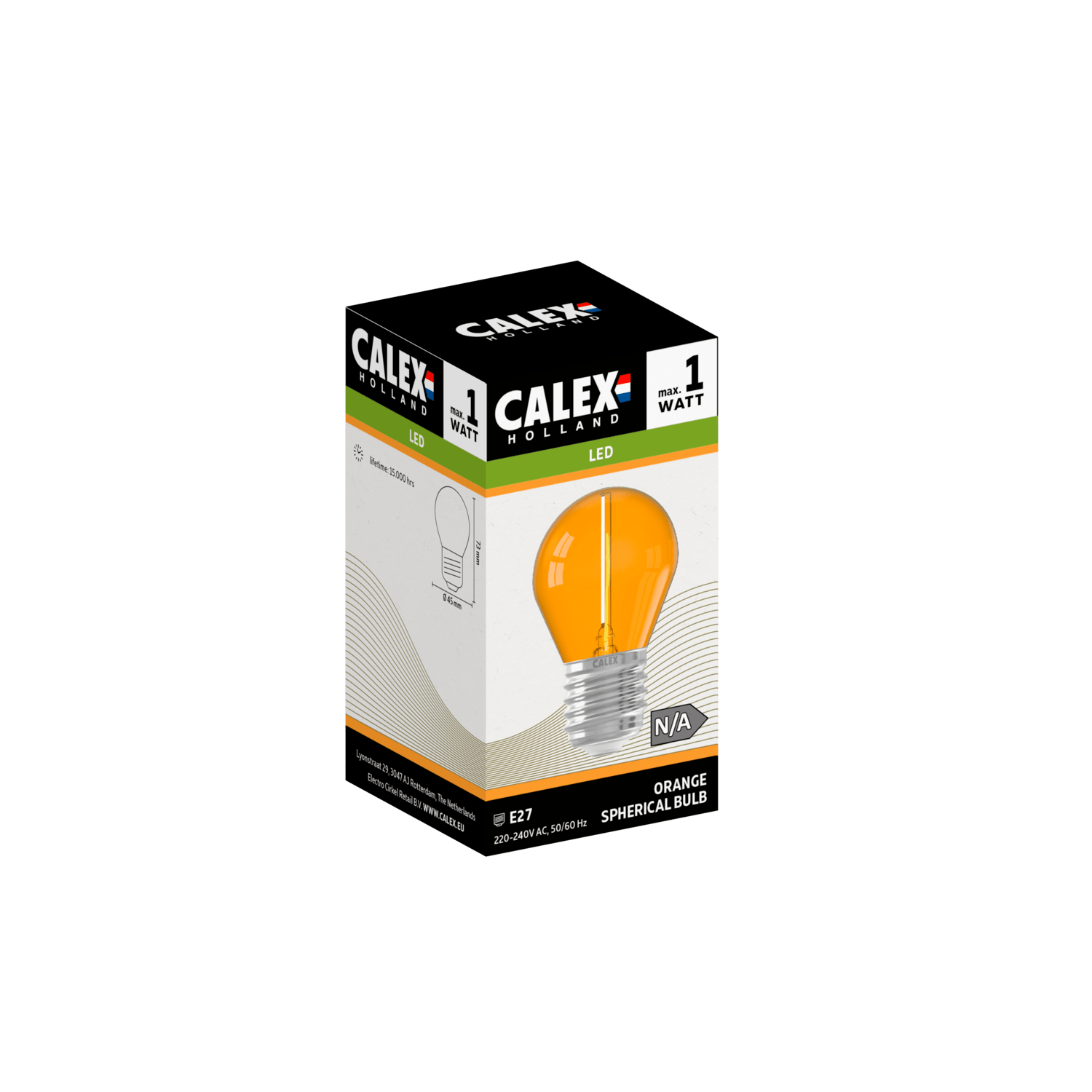 calex-ampoule-de-f-te-led-e27-g45-orange image 2