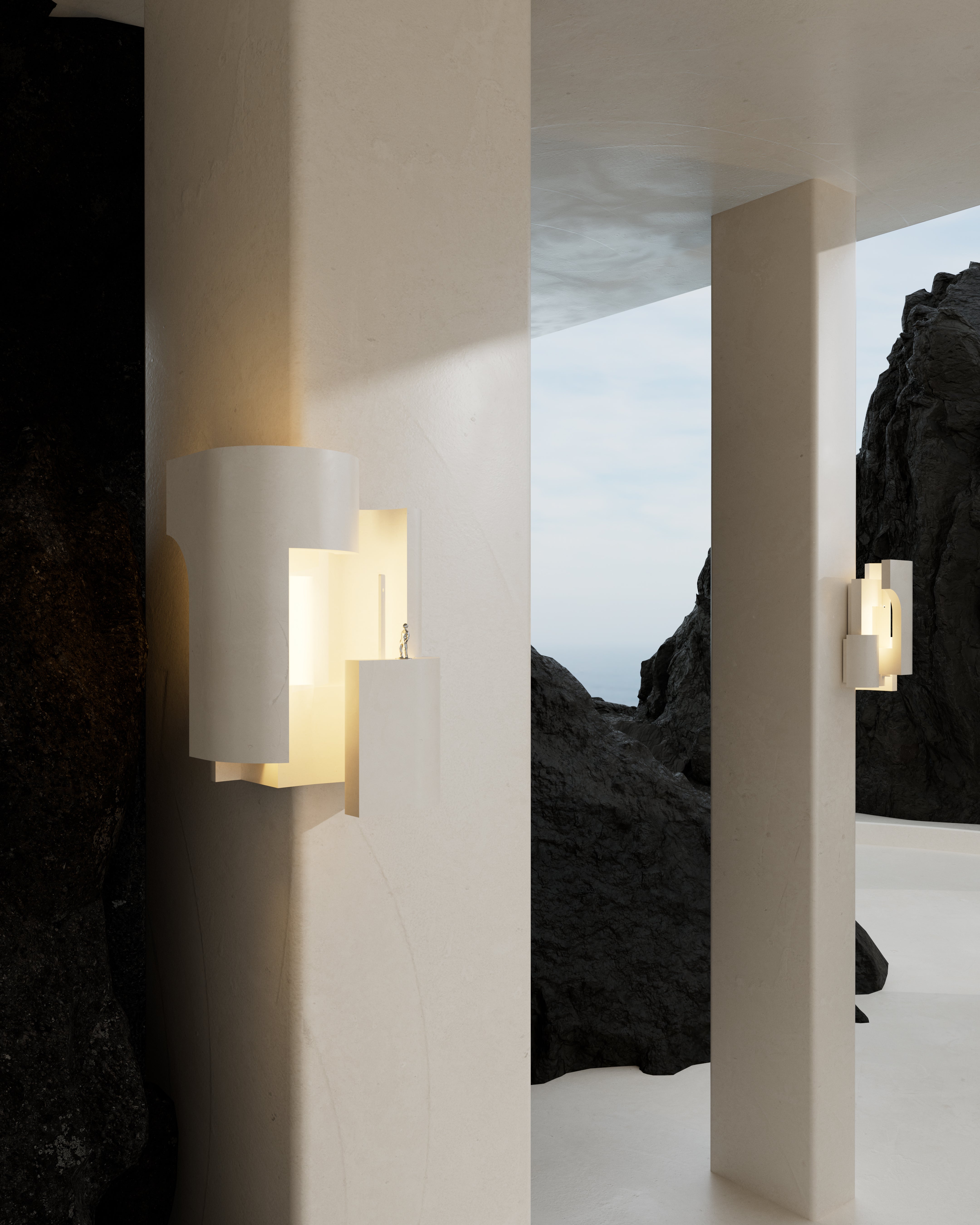 dcw-ditions-soul-angle-1-applique-murale-pl-tre-blanc-led-int-gr-e image 1