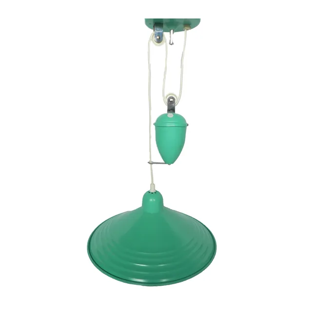 aluminor-gm420-suspension-r-tro-m-tal-vert-contrepoids-e27 image 1