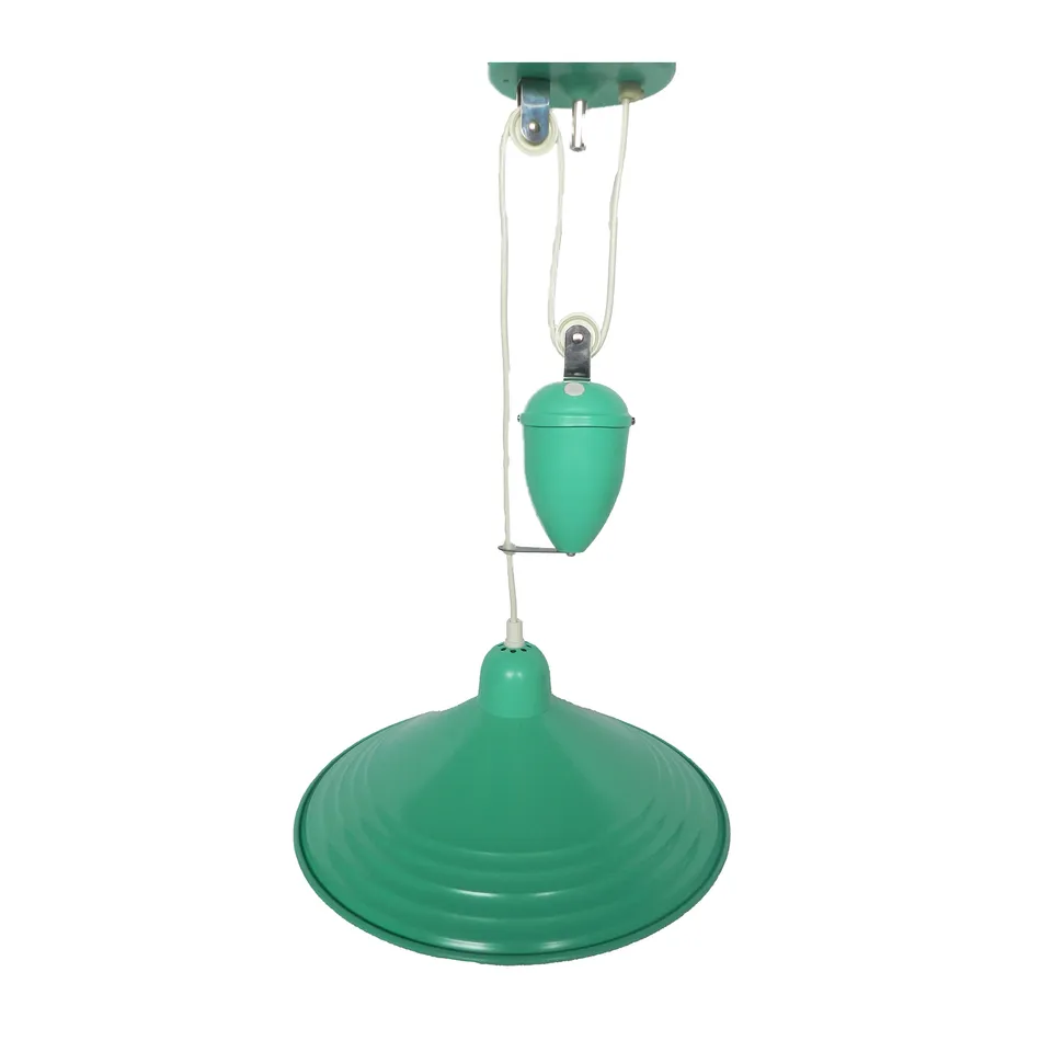 aluminor-gm420-suspension-r-tro-m-tal-vert-contrepoids-e27 image 1