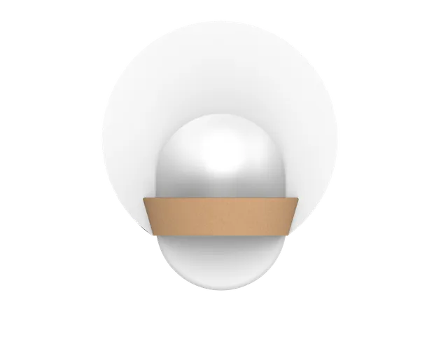 aluminor-aurore-ap-applique-murale-double-clairage-blanc-jaune image 1