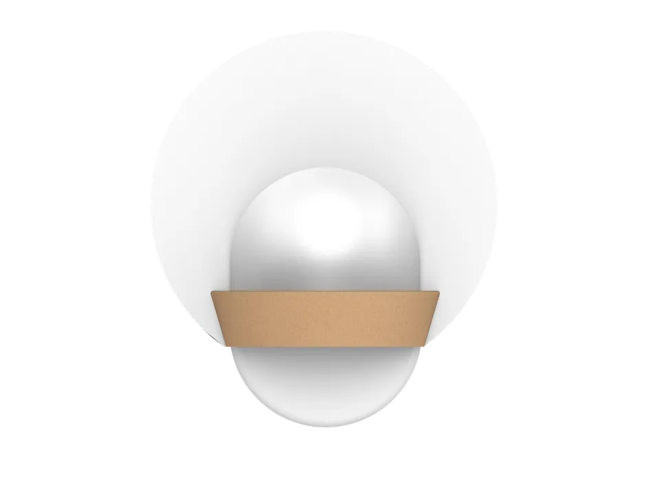 aluminor-aurore-ap-applique-murale-double-clairage-blanc-jaune image 1