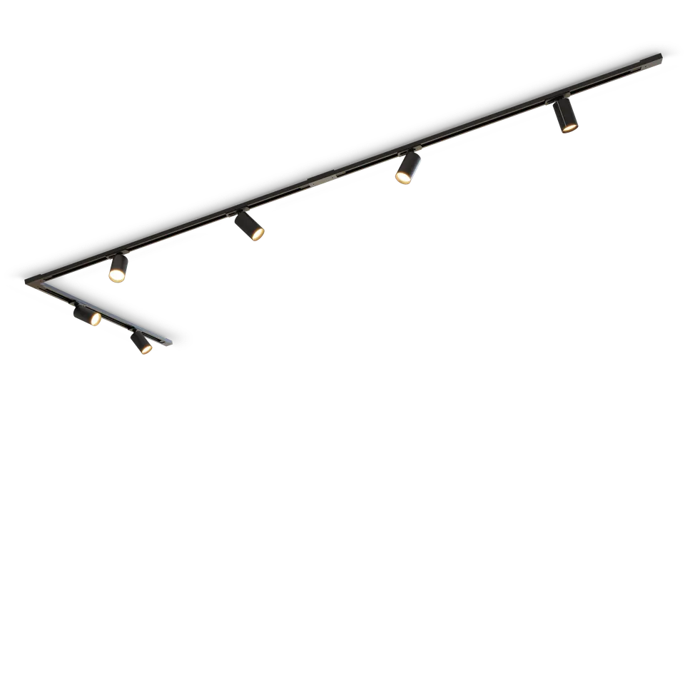 calex-rail-de-spots-6x-gu10-2m-noir image 1