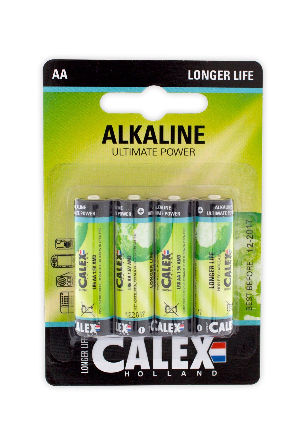 calex-piles-alcalines-aa-lr6-lot-de-4 image 1