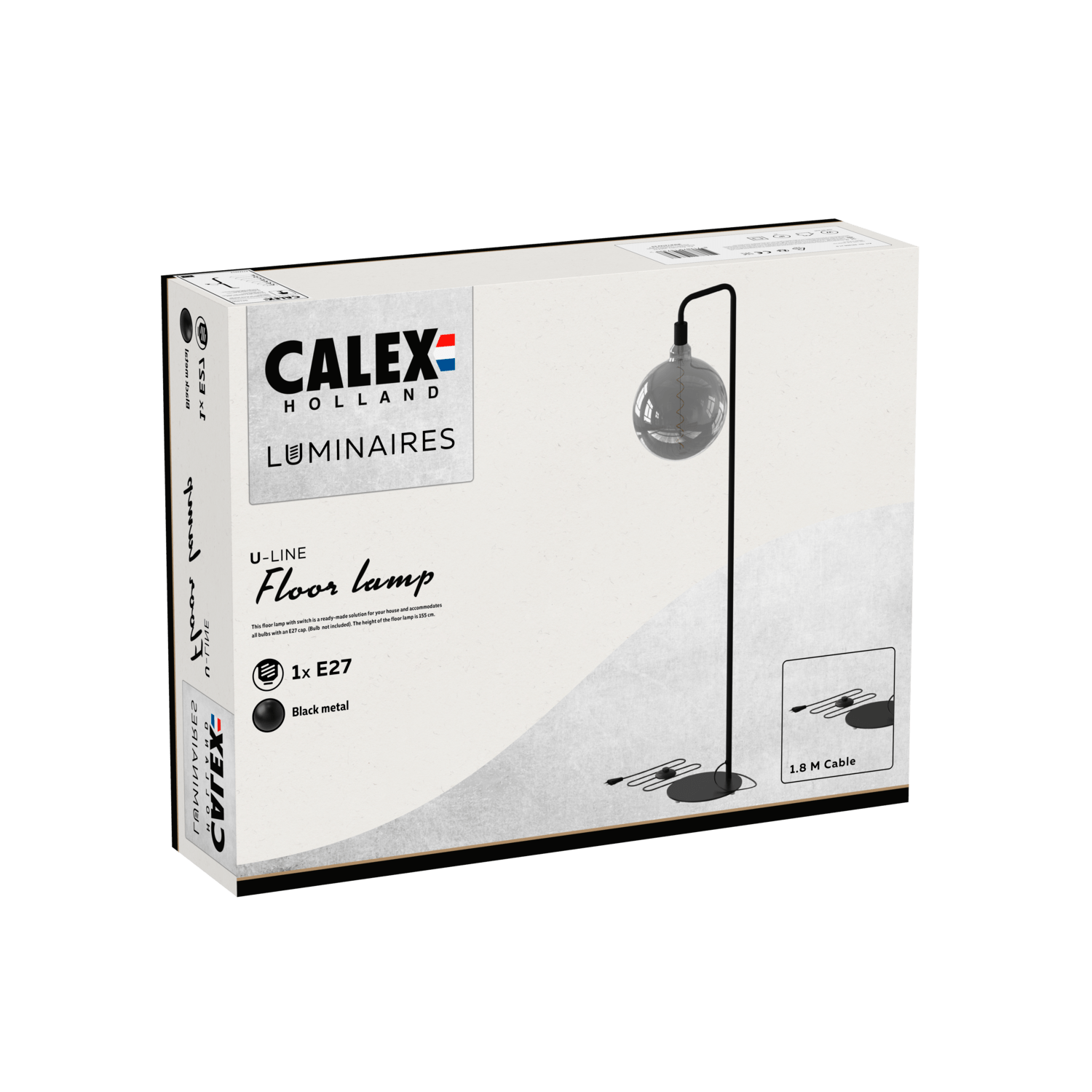 calex-lampadaire-u-line-e27-noir image 4