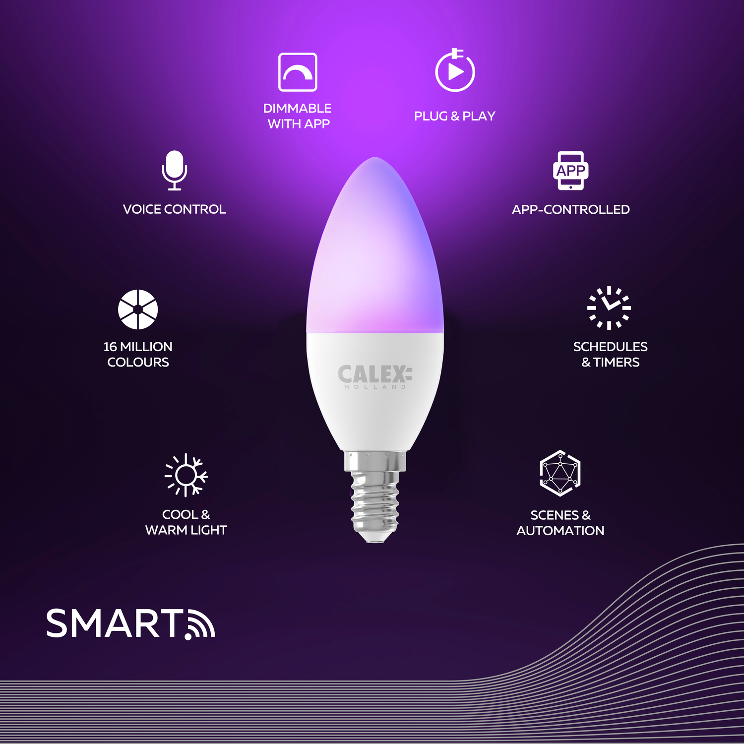 calex-smart-ampoules-led-e14-b35-rgb-cct-lot-de-2 image 4