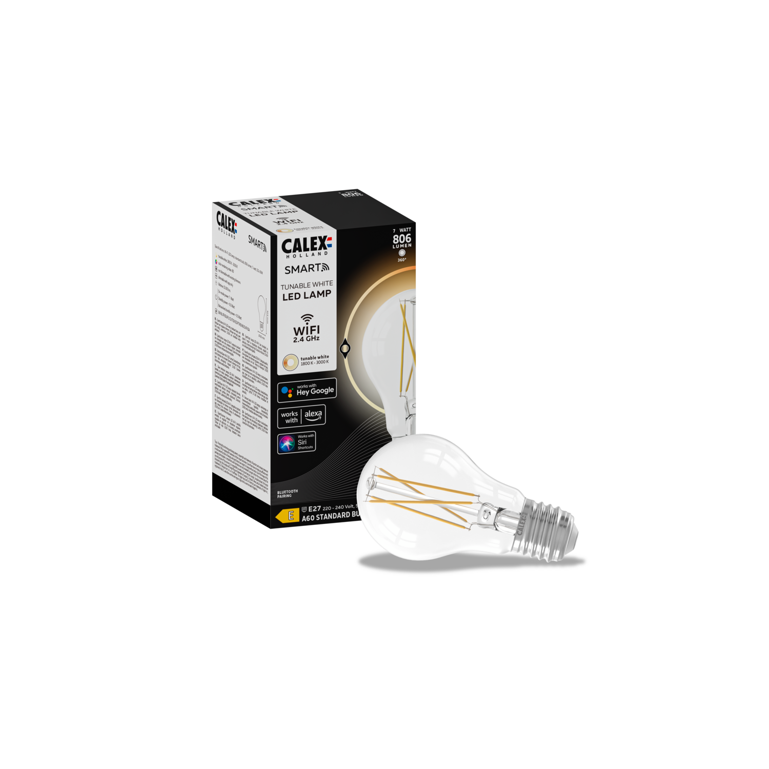 calex-smart-ampoule-led-filament-e27-a60-transparente-7w image 3