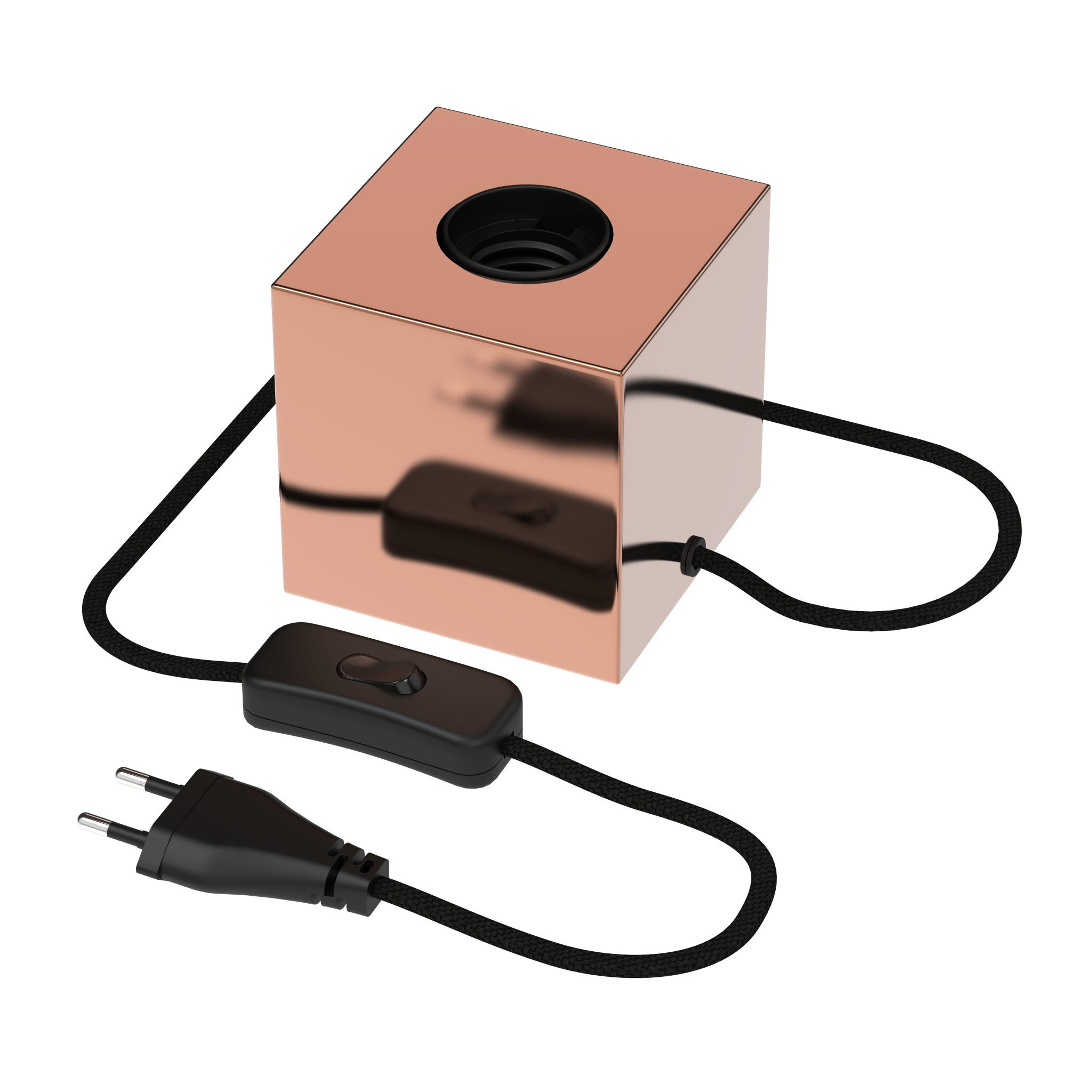 calex-square-lampe-de-table-cuivre-e27-sans-ampoule image 1