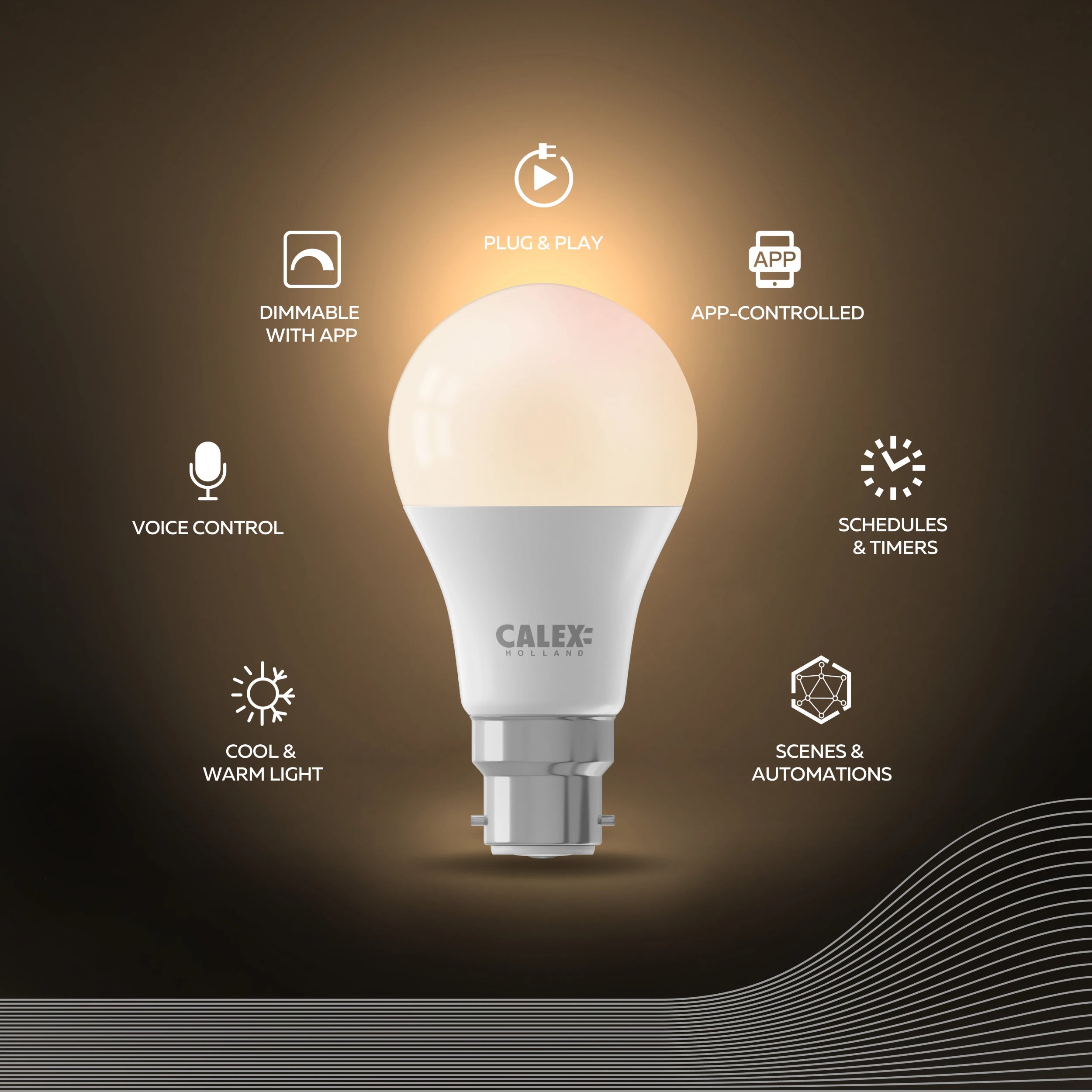 calex-smart-ampoule-led-b22-a60-blanc-r-glable image 2