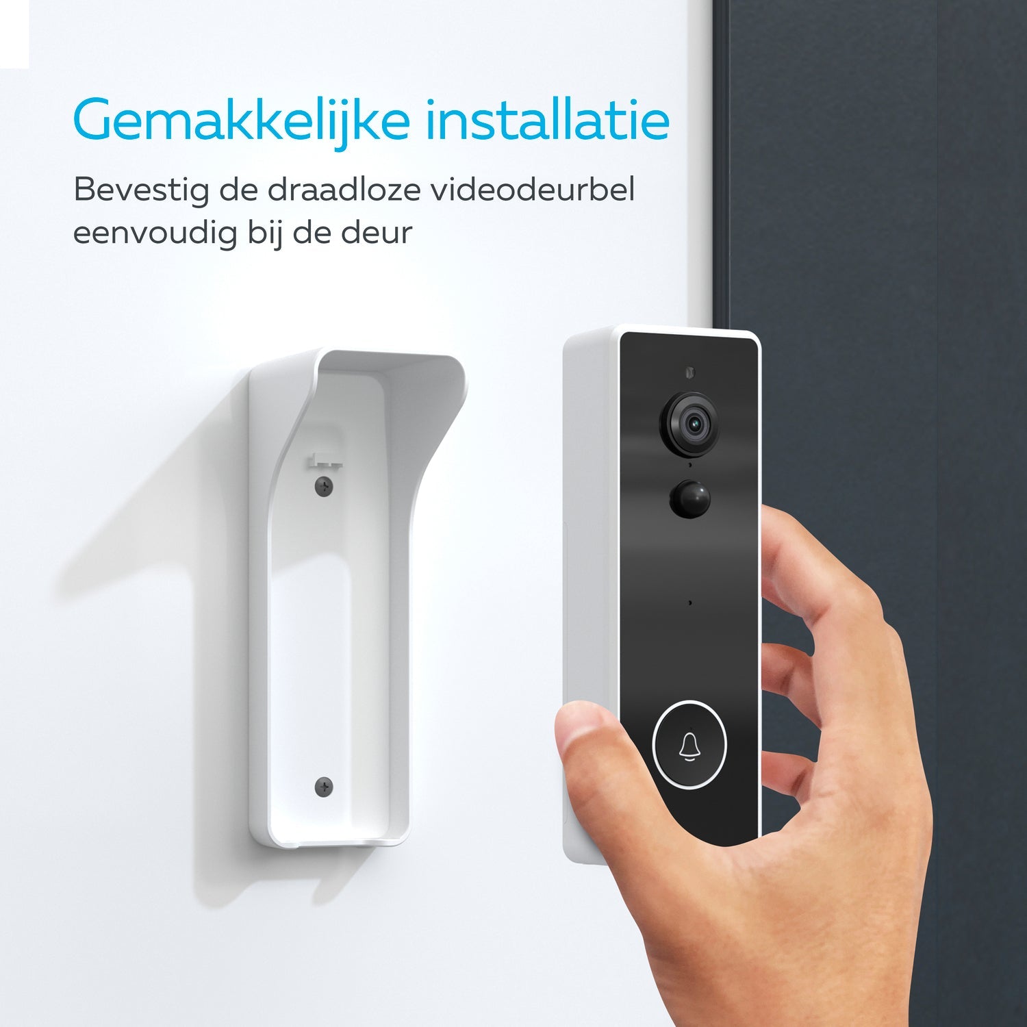 calex-smart-sonnette-vid-o-2k-sans-fil-noir image 4