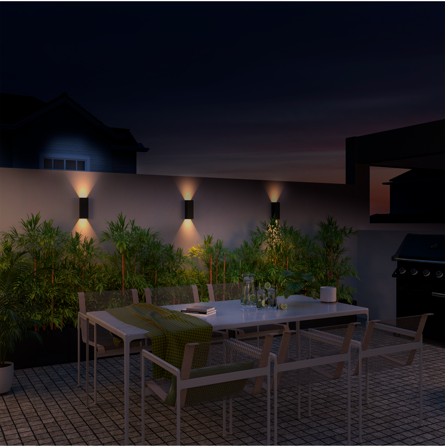 calex-applique-murale-led-milan-up-down-noire image 4