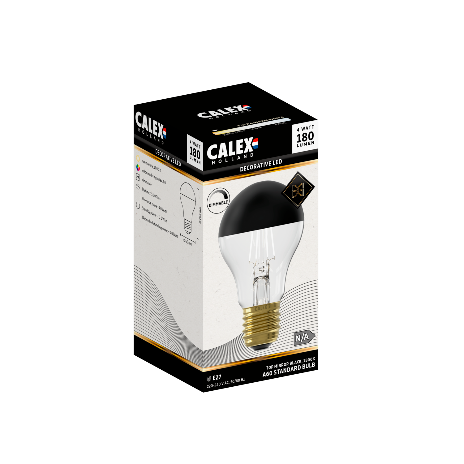 calex-ampoule-led-miroir-e27-a60-noir image 2