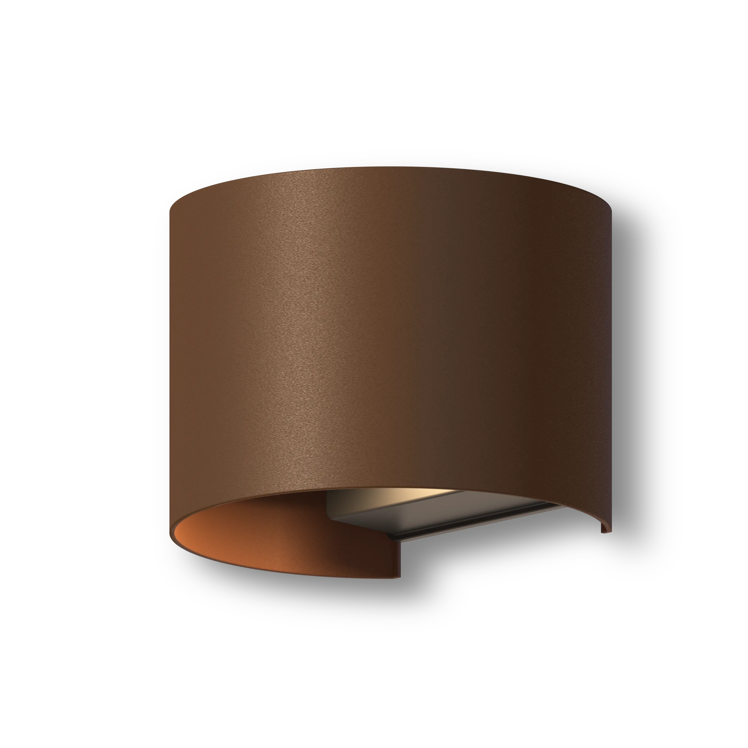 calex-v-rone-ovale-applique-murale-led-up-down-rouille image 1