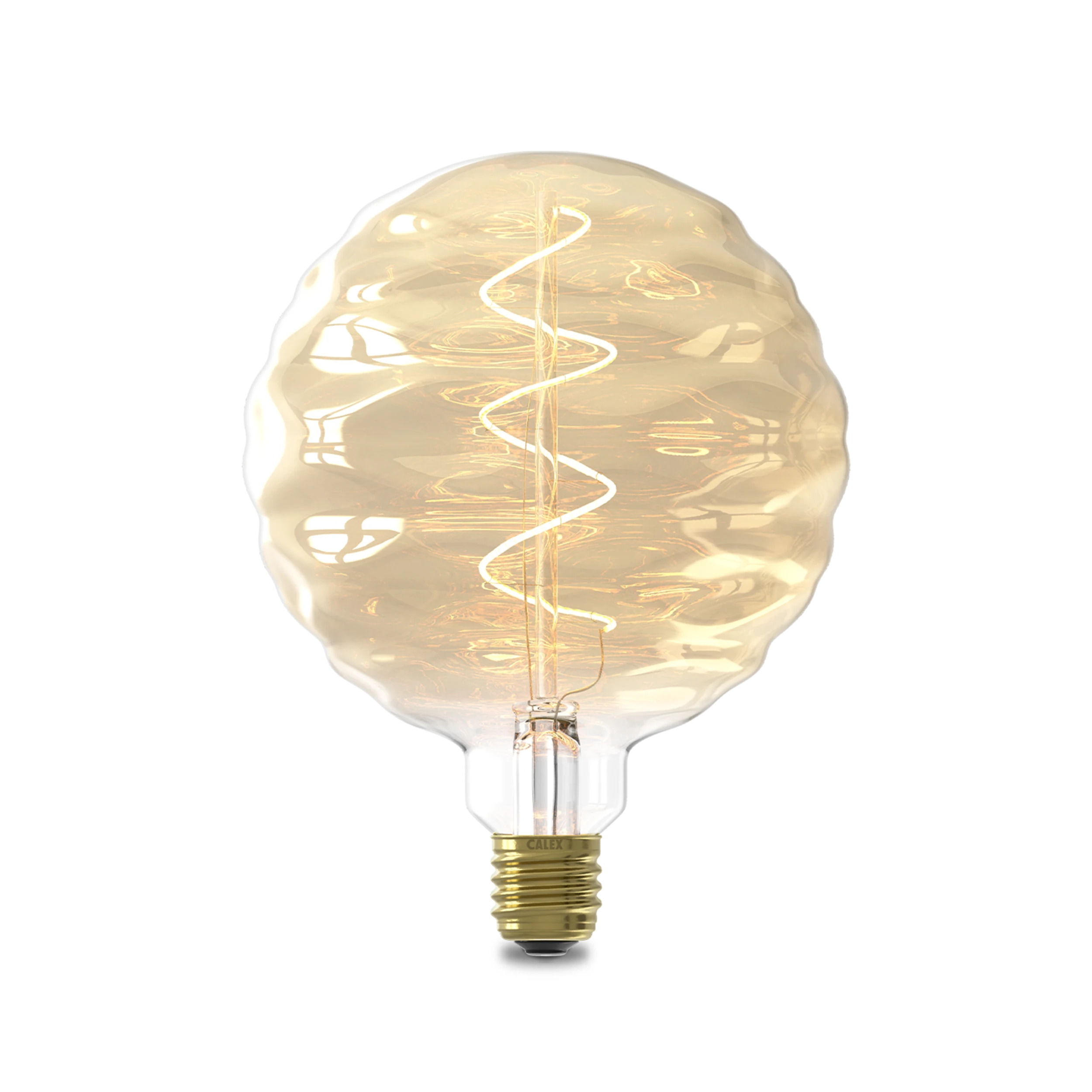 calex-bilbao-ampoule-e27-filament-or-globe-ondul image 1