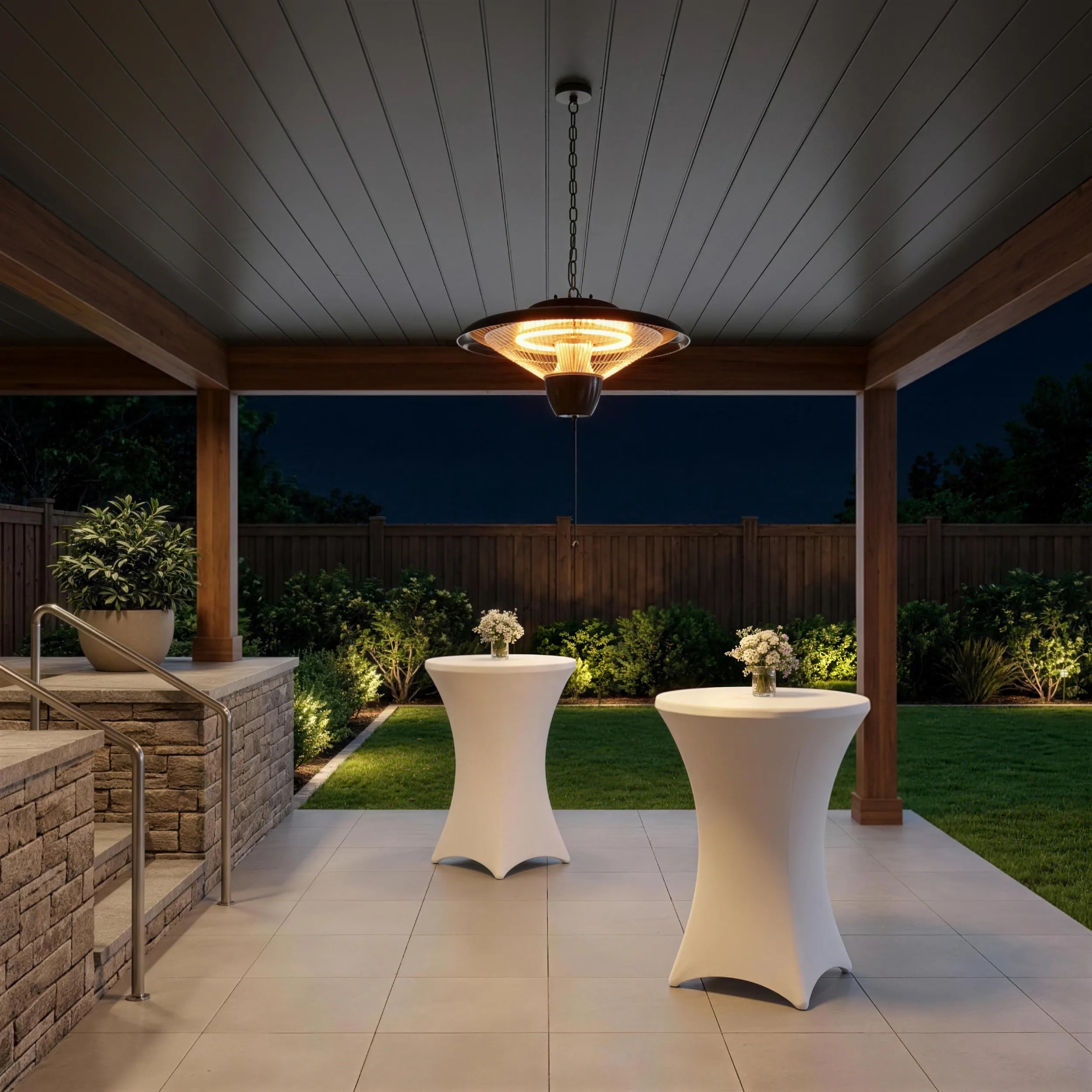 calex-chauffage-de-terrasse-suspendu-1500w-noir image 5