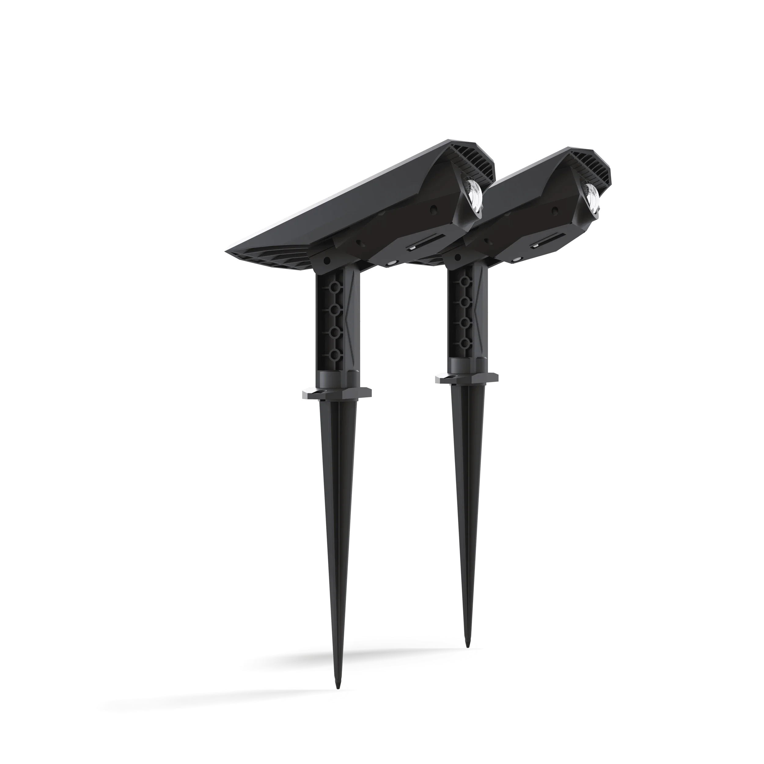 calex-padoa-spot-de-jardin-solaire-noir-lot-de-2 image 1