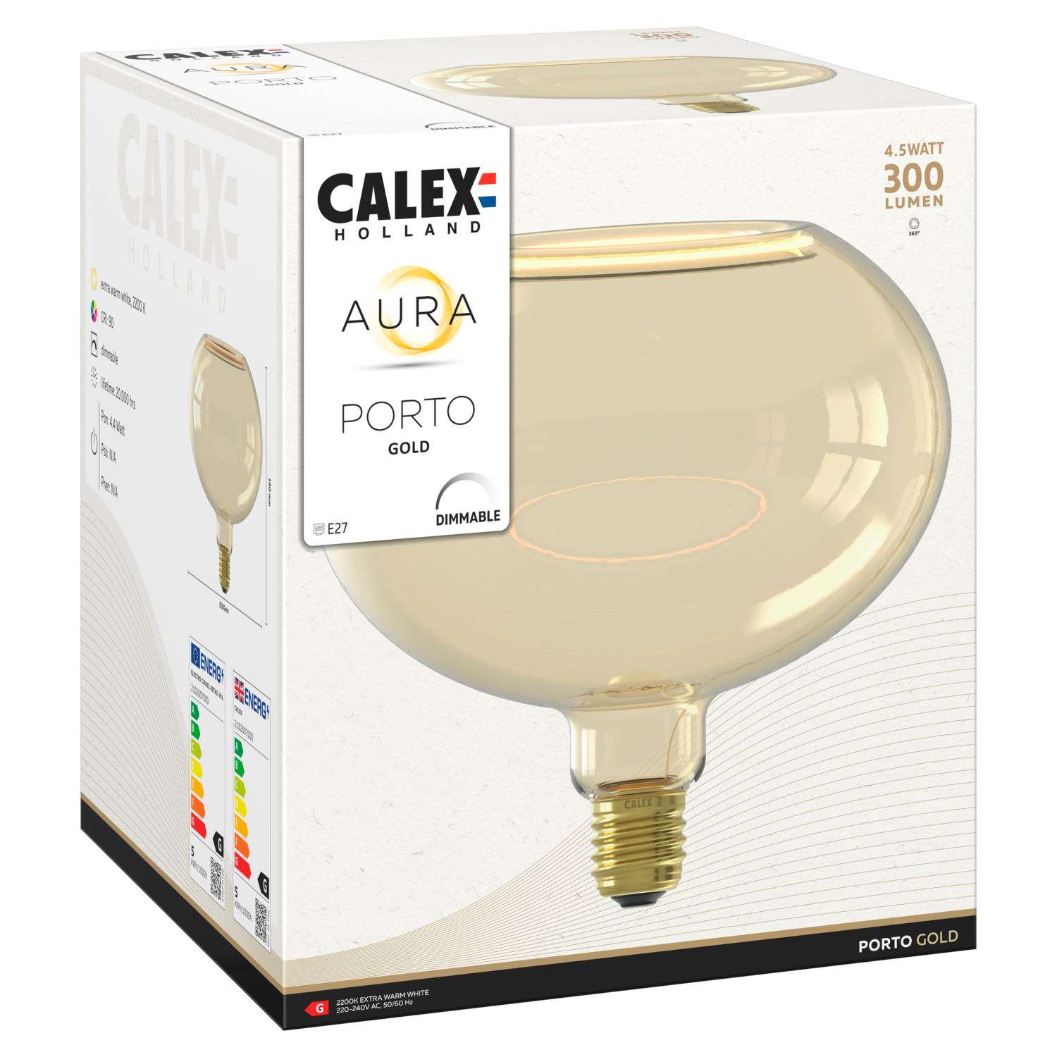 calex-aura-porto-e200-ampoule-led-xxl-d-corative-or-1900k-2200k image 3