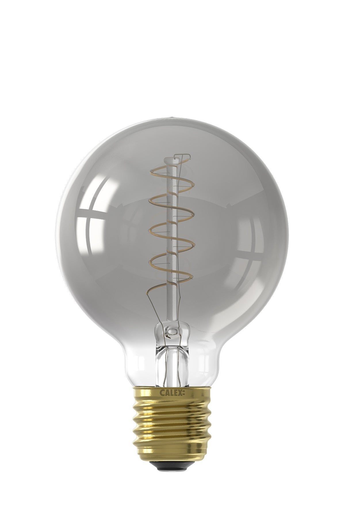 calex-spiral-filament-ampoule-led-e27-g80-titane-4w-dimmable image 1