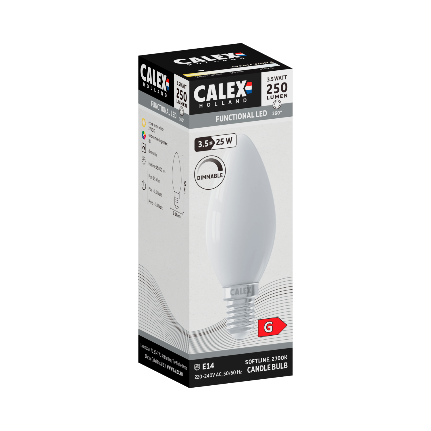 calex-softline-lampe-led-e14-b35-blanc image 3