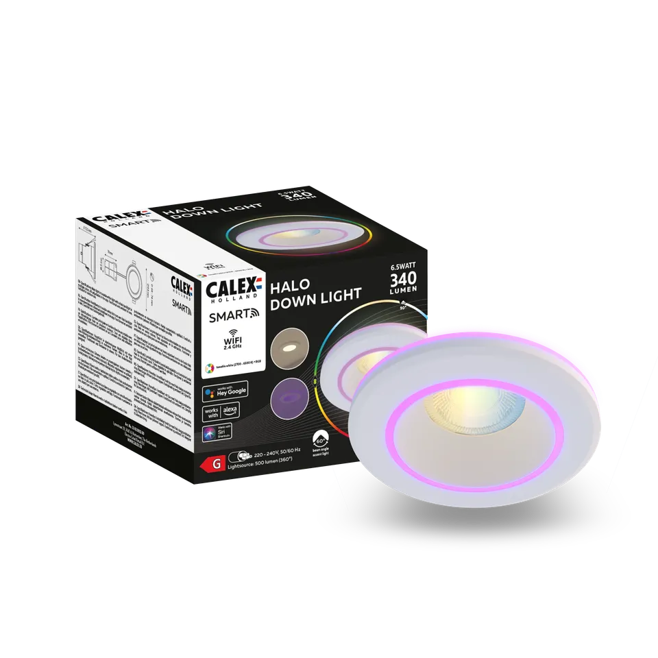 calex-halo-smart-spot-encastr-rgb-cct-blanc image 1