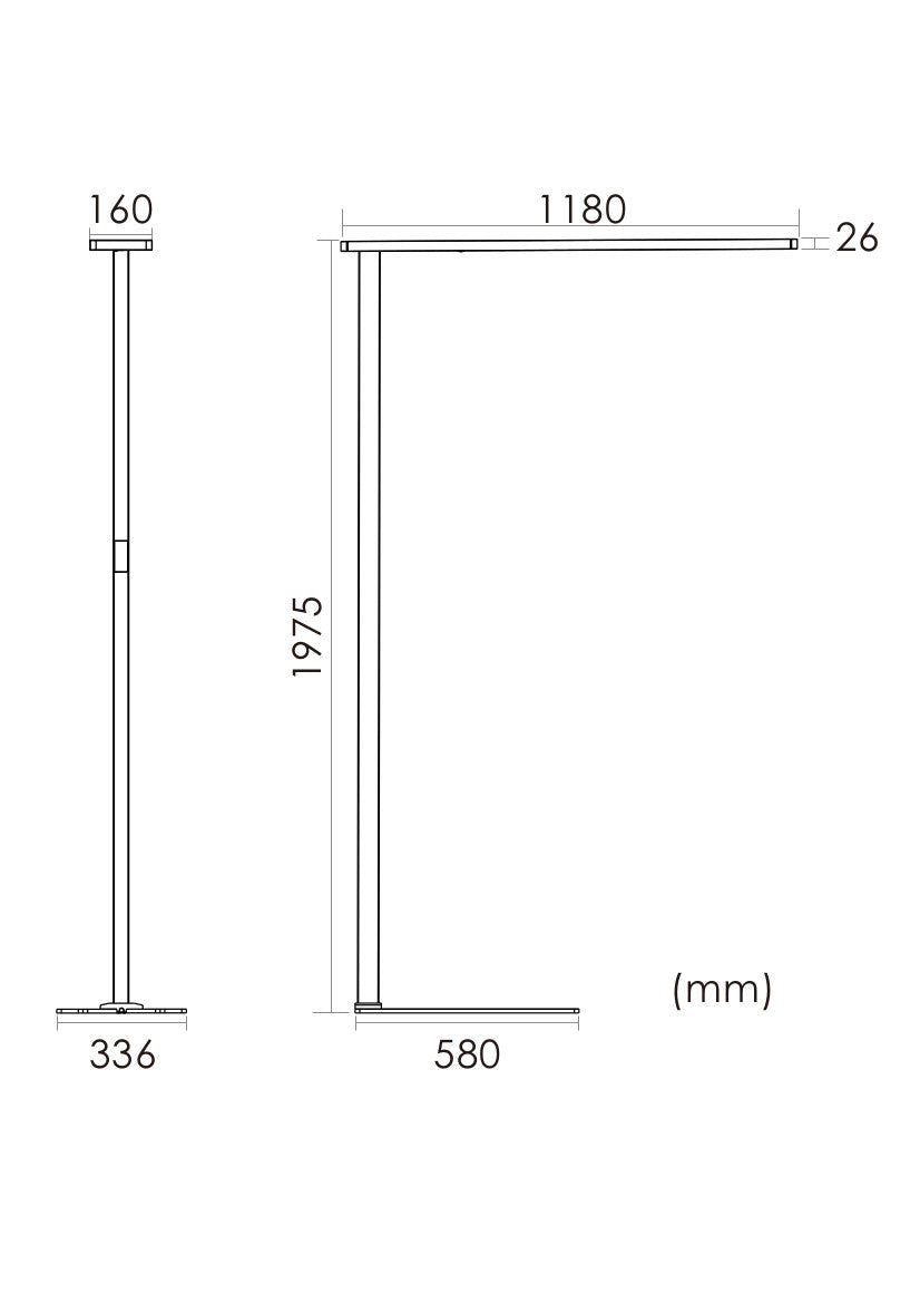 aluminor-mercure-ls-lampadaire-led-direct-indirect-d-tecteur-pr-sence-blanc image 4