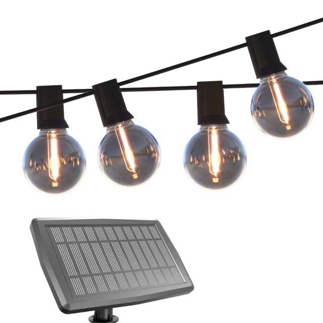 calex-vista-guirlande-solaire-10m-20-led-blanc-chaud-noir image 1