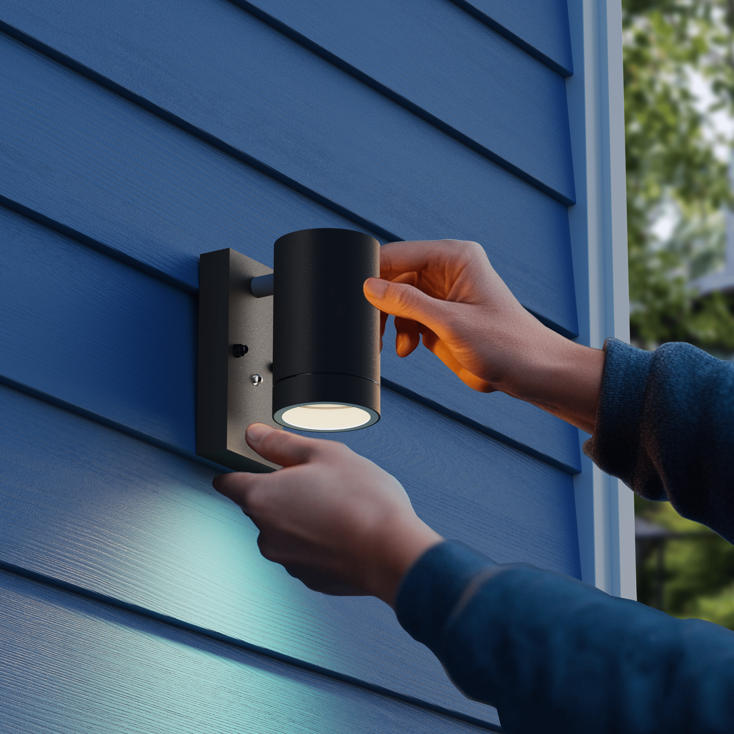 calex-alba-applique-murale-gu10-noire-int-rieur-ext-rieur image 3