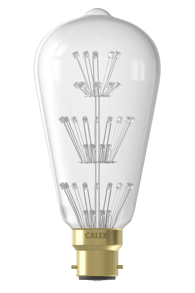 calex-pearl-ampoule-led-b22-st64-transparente-2w image 1