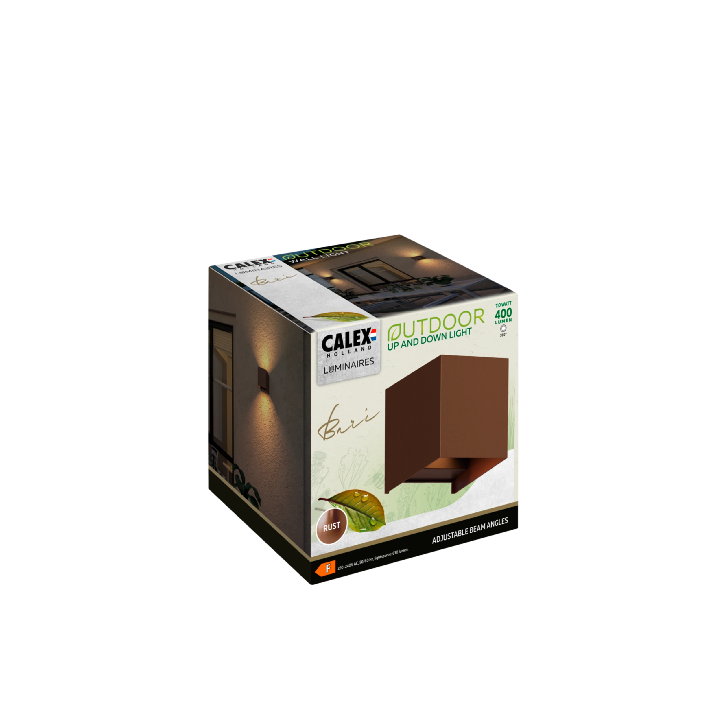 calex-applique-murale-led-bari-up-down-rouille image 3